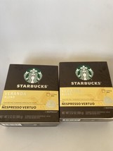 2 Starbucks by Nespresso Vertuo, Veranda Blend Blonde Roast 8 Capsules B... - $29.69