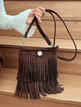 Fringe Adjustable Strap Crossbody  Bag - $23.25