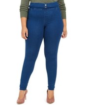 Hue Womens Plus Size Original Smooth Denim Leggings size 1X Color Blue - $47.52