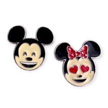 Mickey and Minnie Mouse Disney Tiny Pins: Emoji - $25.90
