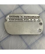 Original WWII US Army Dog Tag T41-2-3 Forest H Richardson - $28.16 CAD