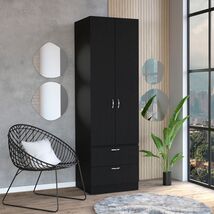 Vico 76" Armoire Wardrobe Closet with Drawers &amp; Shelf - $372.99