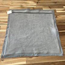 Pottery Barn Cozy Fleece Pillow Cover 22x22 Heathered Gray NWT New With Tags - £18.27 GBP