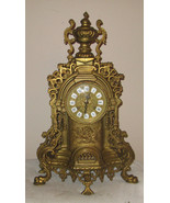 Imperial Italian Franz Hermle Italian German Brass Very Ornate Mantle Clock - £927.25 GBP