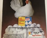Vintage Egg Beaters print ad 1982 pa2 - $4.94