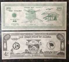 Alaska commemorative novelty Friendship money rare limited amount produced - £3.80 GBP