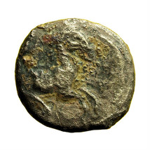 Ancient Greek Coin Panormos as Ziz Sicily AE12mm Apollo / Horse Forepart... - $23.39