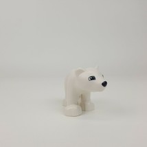 Duplo Lego 6136 Zoo White Polar Bear Replacement Piece Part Animal Figure - £2.36 GBP