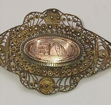 Antique 1800s 800 silver brooch - £150.29 GBP