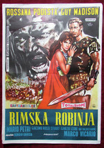 1961 Original Movie Poster Slave of Rome La schiava di Roma Madison Podesta YU - £102.41 GBP