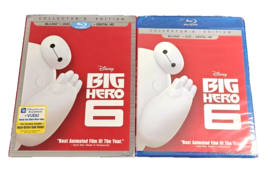 Big Hero 6 Blu-Ray + DVD + Digital Code Brand NEW Sealed + Collector&#39;s S... - $12.82