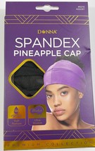 Donna Spandex Pineapple Cap Soft Texture Ultra Stretch # 82115 -Black - £7.78 GBP