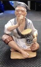 Very Cool Vintage Asian Figurines Musician Homco 1436 Signed - $14.85