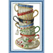 PDF Cross Stitch Pattern Cross Stitch, Cup Cross Stitch Sets, Neele Work... - $4.50