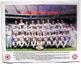 1980 Gulf Oil BALTIMORE ORIOLES Team Picture - SIGNED Frank Robinson, Ji... - £35.40 GBP