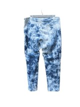  Women&#39;s Stretch Tye Dyed Blue Denim Distressed Jeans Size 22W Elite Jeans - $20.78
