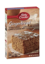 Betty Crocker Cake &amp; Cookie Mix Gingerbread 14.5 oz Box - $8.02