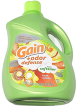 Ultra Gain Odor Defense Fabric Softener Fresh Splash 136 Loads 100oz. - £28.27 GBP