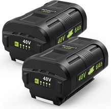 40V 6.0Ah Op4060 Upgrade Battery Replacement For Ryobi 40V Li-Ion, 2 Pack - $147.99
