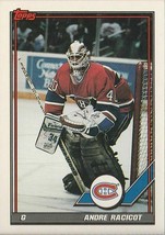 Andre Racicot 1991-92 Topps # 450 Canadiens - £1.36 GBP