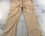 Lucky Brand Cargo Pants Womens 10 30 Beige Side Pockets Bootcut Regular ... - $26.72