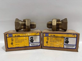 2 PK ILSCO IK-350 Split Bolt Cooper Equal Run/Tap: 350kCMIL 4/0 STR - $828.33 MXN
