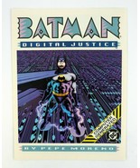 Batman Digital Justice Bi-Fold Promo DC Comics Pepe Moreno Magazine 1989 - £2.52 GBP