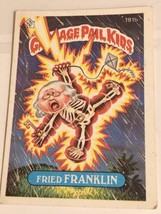 Fried Franklin Vintage Garbage Pail Kids  Trading Card 1986 - £1.95 GBP