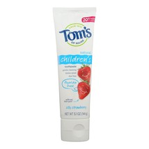 Toms Of Maine Silly Strawberry Childrens Anticavity Fluoride Free Toothpaste, 5. - £48.75 GBP