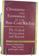 Christianity &amp; Economics in the Post Cold War Era 1994 Oxford Declaration - £6.16 GBP