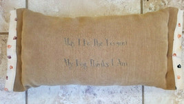 Dog Lovers Decor Pillow &quot;May I Be The Person My Dog Thinks I Am&quot; Free Ship - £10.30 GBP