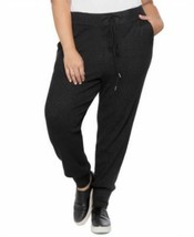 MSRP $69 Black Tape Trendy Plus Size Ribbed Jogger Dark Mix Charcoal Siz... - $19.95
