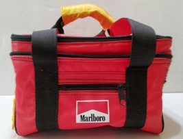 Vintage 1995 Marlboro 6-PK Cooler/Lunch Bag Soft Sided Insulated  Zipper - £13.34 GBP