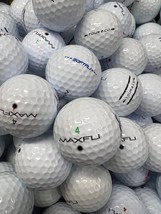 24 Assorted White Max Fli Near Mint AAAA Used Golf Balls - $21.24