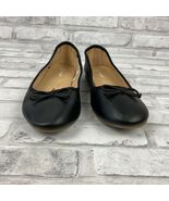 Cat &amp; Jack Stacy Ballet Flats Black Size 5 Girls' Comfort  - $9.97