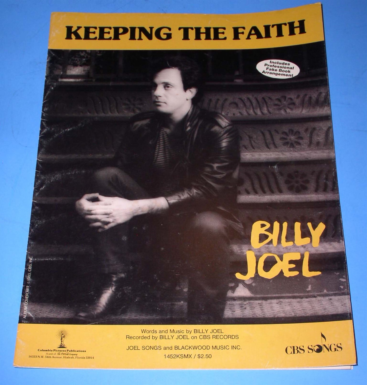 Billy Joel Sheet Music Vintage 1983 Keeping The Faith - $22.99
