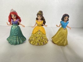 Disney Princess Little Kingdom Magiclip Magic Clip Ariel Belle Snow White Lot - £19.37 GBP