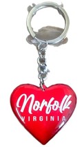 Norfolk Virginia Heart Keychain - $156.72 MXN