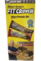  Chef Robert Irvine&#39;s FITCRUNCH High Protein Bars Variety Pack (1.62 oz/18 ct) - £21.91 GBP