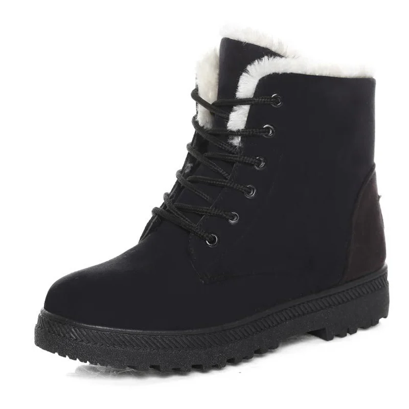 Women Boots Winter Ankle Boots For Women Winter Shoes Female Snow Boots Botas Mu - £156.73 GBP