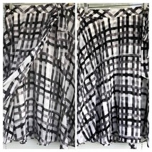 Elle Parisian Picnic Faux Wrap Flared Skirt Black - $252.01 MXN