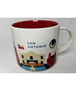 Starbucks Coffee 2014 You Are Here San Antonio Texas White Red Ceramic Mug - $16.80