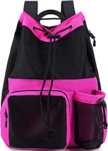 Backpack with Shoe Bag Durable Swimming String Sack with Handle for Spo... - £38.28 GBP