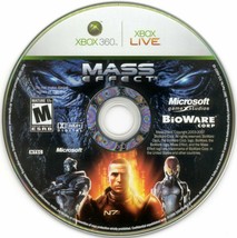 Mass Effect Microsoft Xbox 360 Video Game DISC ONLY sci-fi rpg bioware shepard - £4.39 GBP