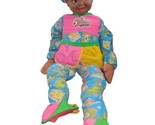 Vintage African American Suzy Stretch 2 Faced Doll Large Doll 48&quot; 1990&#39;s - $94.05