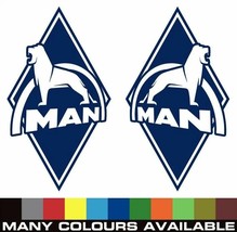 For x2 Man Truck Decals / Sticker With ** Updated Lion - £60.01 GBP