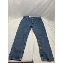 Wrangler Mens 5 Star Classic Straight Jeans Blue Medium Wash Denim 42x32... - £15.52 GBP