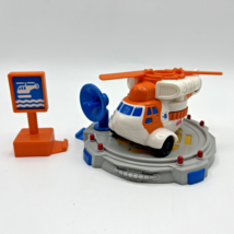 Fisher Price GeoTrax Coastal Rescue Chopper Helicopter Set Train Accessory - £12.75 GBP