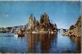 The Phantom Ship Crater Lake National Park Oregon Postcard - £4.05 GBP