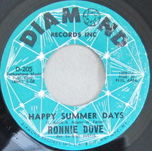 Ronnie Dove ‎– Happy Summer Days, Vinyl, 45rpm, 1966, Very Good+ condition - £3.54 GBP